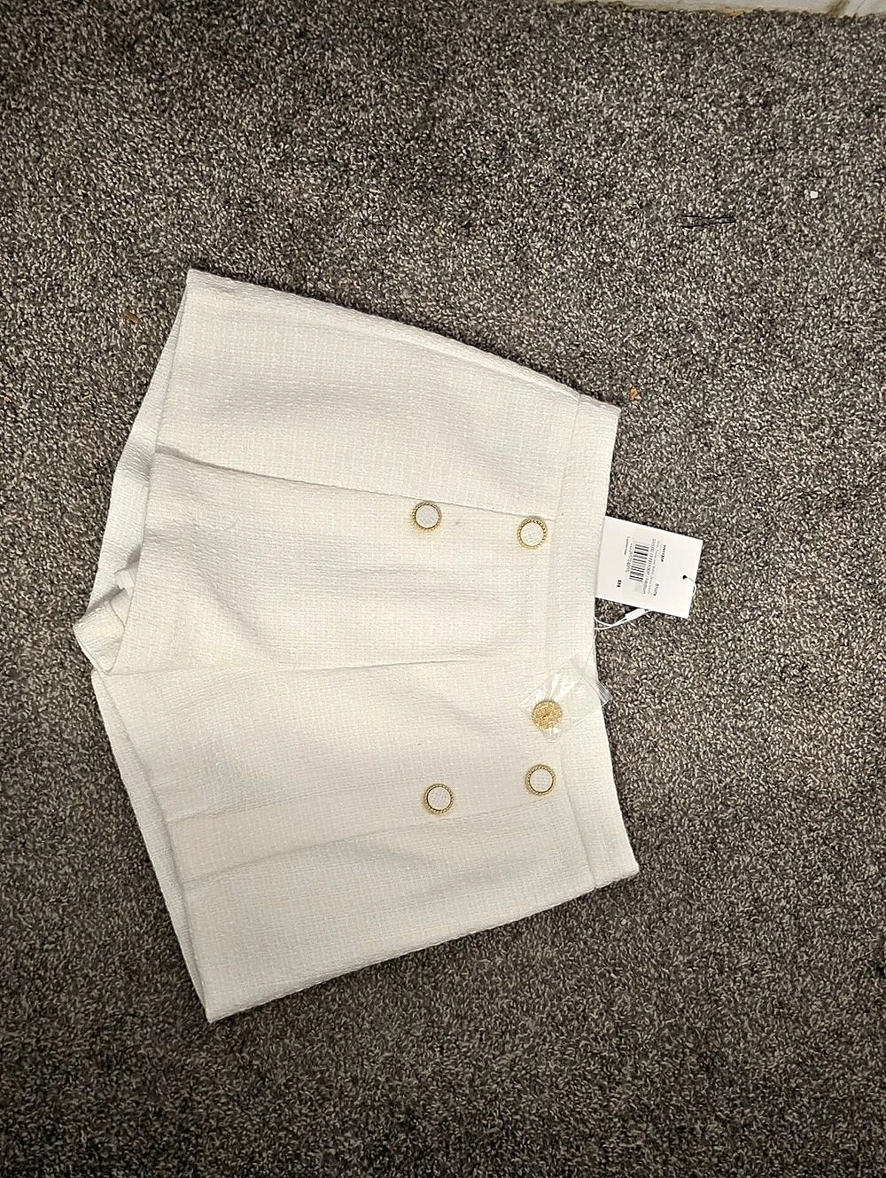 Ted Baker White Mini Skirt NWT